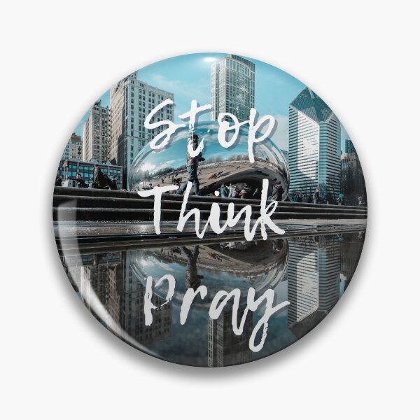 Item preview, The Bean Reflection | Stop, Think, & Pray designed and sold by AdoptKM.