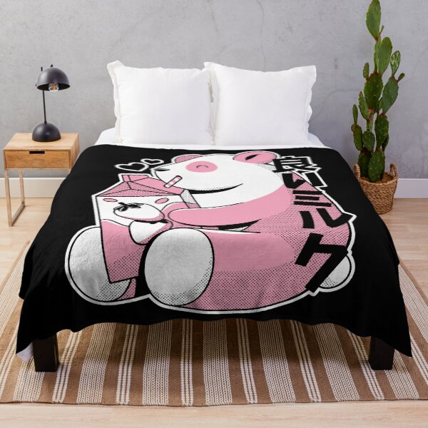 Item preview, Kawaii Panda Drinking Strawberry Milk designed and sold by Hoiho Adventure Shirts.
