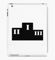 Podium champions medal iPad Case/Skin
