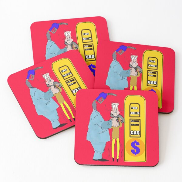 Item preview, gas and fuel prices funny gas station editorial cartoon designed and sold by twobillion.