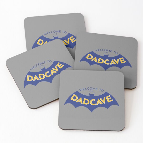 Item preview, Welcome to the Dad Cave blue yellow designed and sold by OddPop.