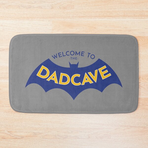 Item preview, Welcome to the Dad Cave blue yellow designed and sold by OddPop.