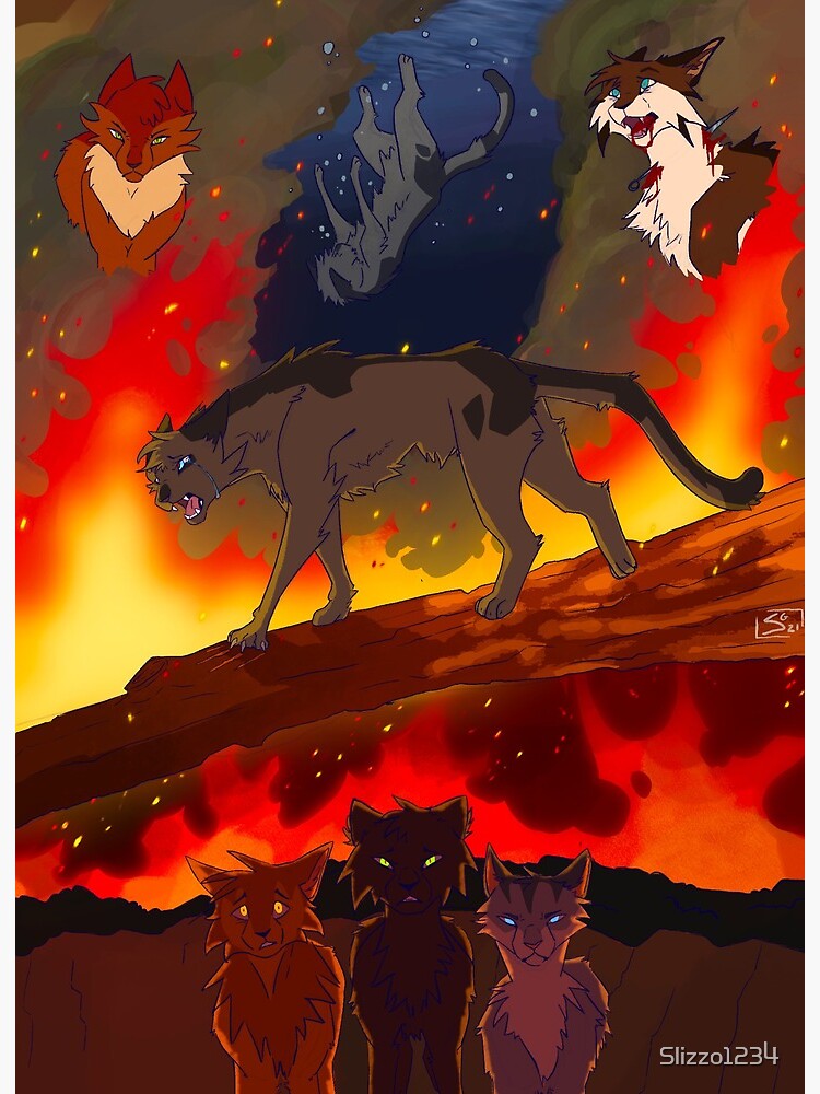 Ashfur Fire scene | Art Board Print