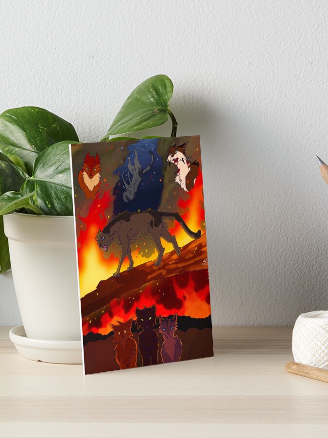 Ashfur Fire scene | Art Board Print