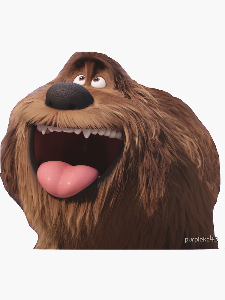 "duke secret life of pets" Sticker by purplekc43 | Redbubble