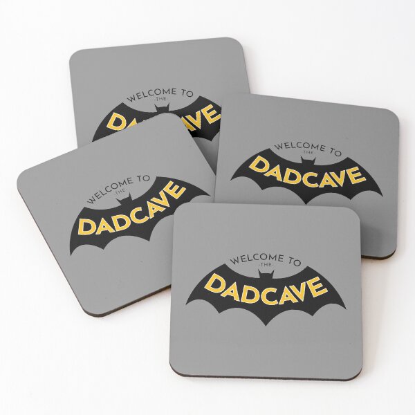 Item preview, Welcome to the Dad Cave black yellow designed and sold by OddPop.