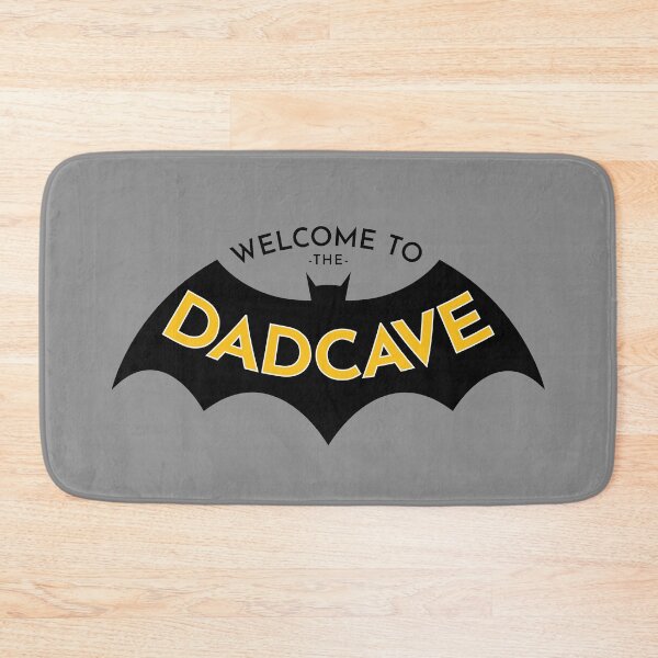 Item preview, Welcome to the Dad Cave black yellow designed and sold by OddPop.