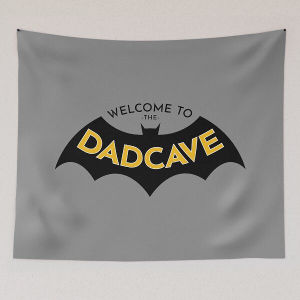 Item preview, Welcome to the Dad Cave black yellow designed and sold by OddPop.