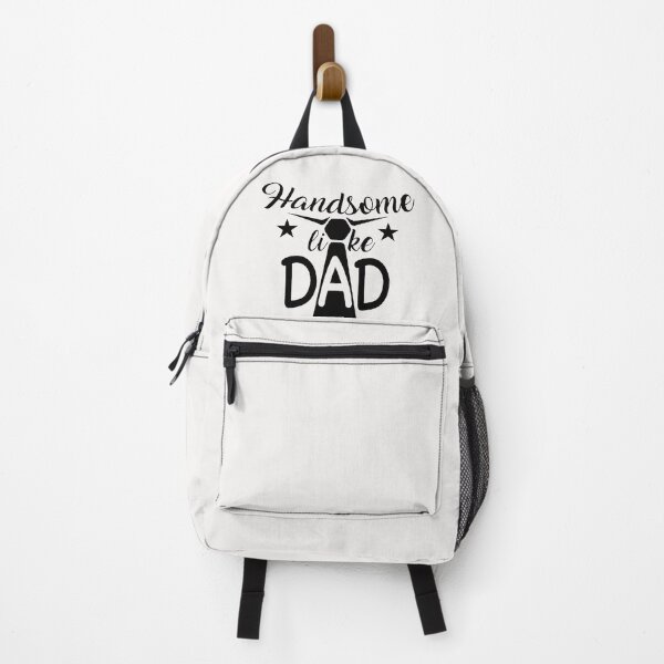 Item preview, Handsome Like Dad With Bow Tie and Stars Wording Text Black designed and sold by WearWolfDesigns.