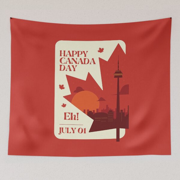 Item preview, Happy Canada Day July 01 Eh!  designed and sold by missionbear.