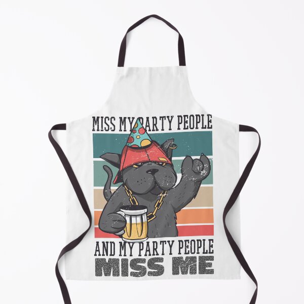 Item preview, Party Cat Miss My Party People And My Party People Miss Me designed and sold by Hoiho Adventure Shirts.