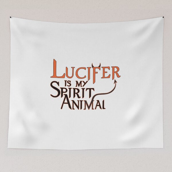 Item preview, Lucifer Is My Spirit Animal designed and sold by PurpleWaveUK.