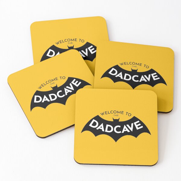 Item preview, Welcome to the Dad Cave black on yellow designed and sold by OddPop.