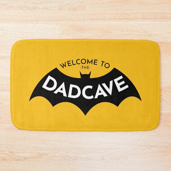 Item preview, Welcome to the Dad Cave black on yellow designed and sold by OddPop.
