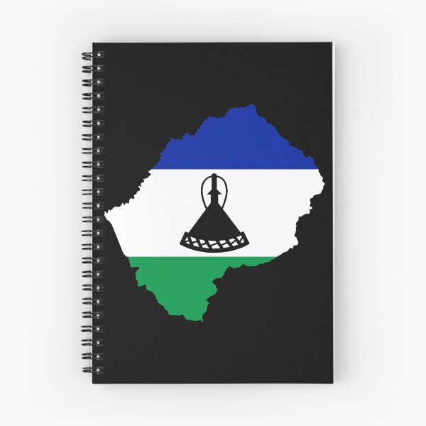 Item preview, Lesotho Flag Map designed and sold by limitlezz.