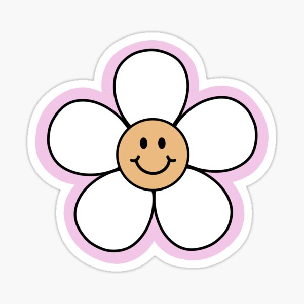 Smiling Flower Stickers for Sale | Redbubble