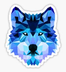 Blauer wolf Sticker