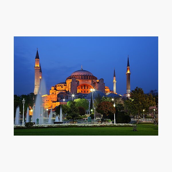 Item preview, Blue hour in Hagia Sophia designed and sold by Hercules Milas.