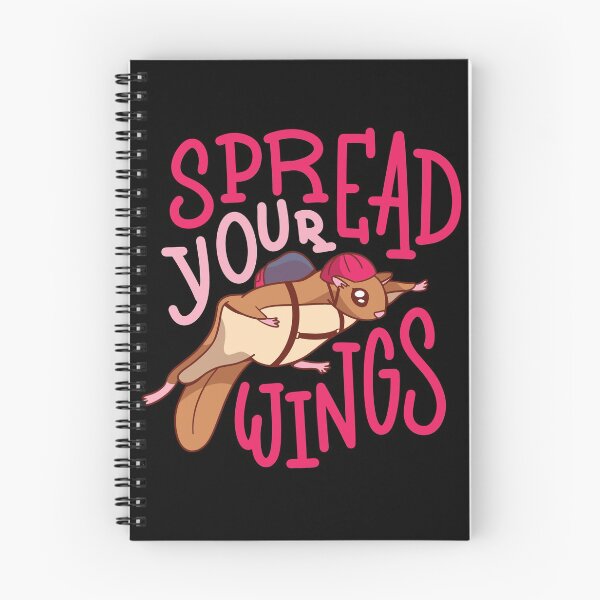Item preview, Spread Your Wings Motivational Flying Squirrel designed and sold by Hoiho Adventure Shirts.