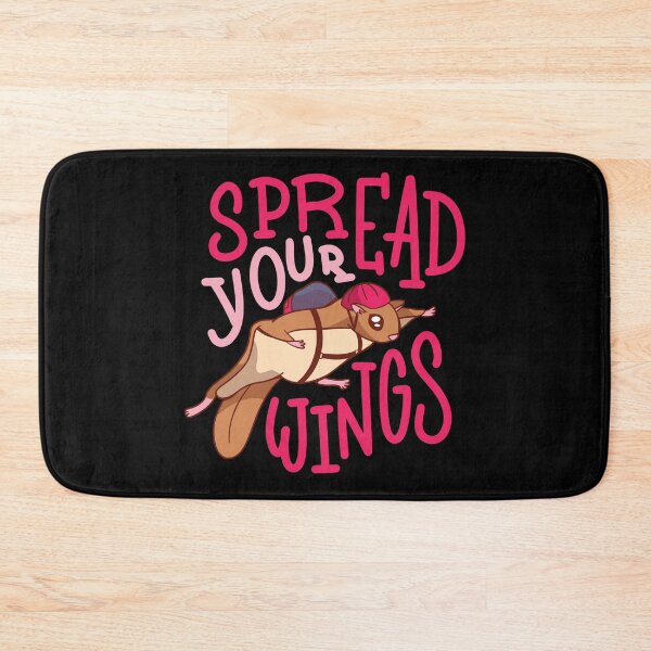 Item preview, Spread Your Wings Motivational Flying Squirrel designed and sold by Hoiho Adventure Shirts.