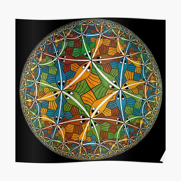 Circle Limit III von Maurits Cornelis Escher Poster