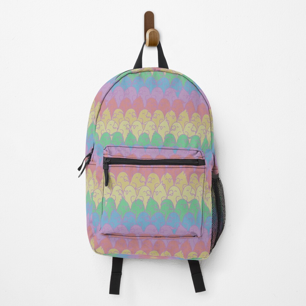 pastel rainbow backpack