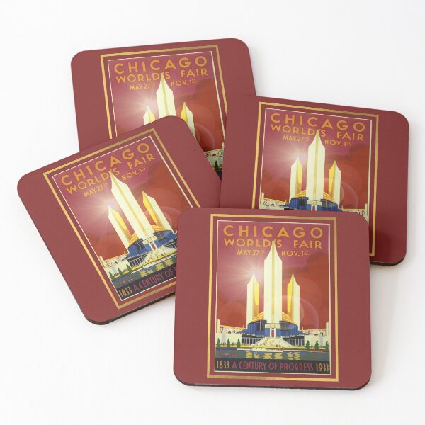 Item preview, Chicago Worlds Fair 1933 - Worlds Fair Nostalgic Ad designed and sold by molamode.