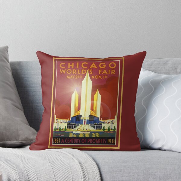 Item preview, Chicago Worlds Fair 1933 - Worlds Fair Nostalgic Ad designed and sold by molamode.
