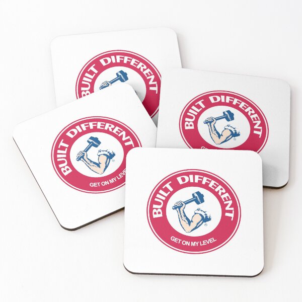 Item preview, Built Different Food Logo Parody designed and sold by YabYumShop.