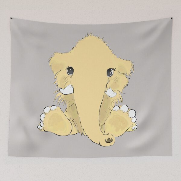 Item preview, Baby Mammoth Drawing designed and sold by ViewerEqualsPhoton.