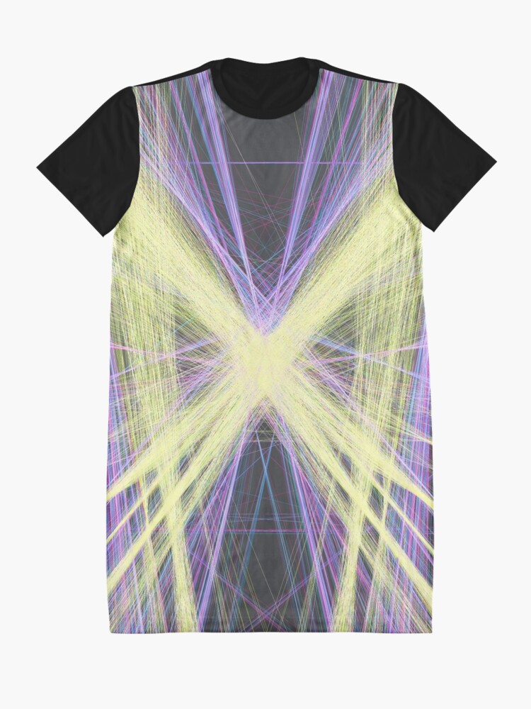 Alternate view of Linify Yellow butterfly Graphic T-Shirt Dress