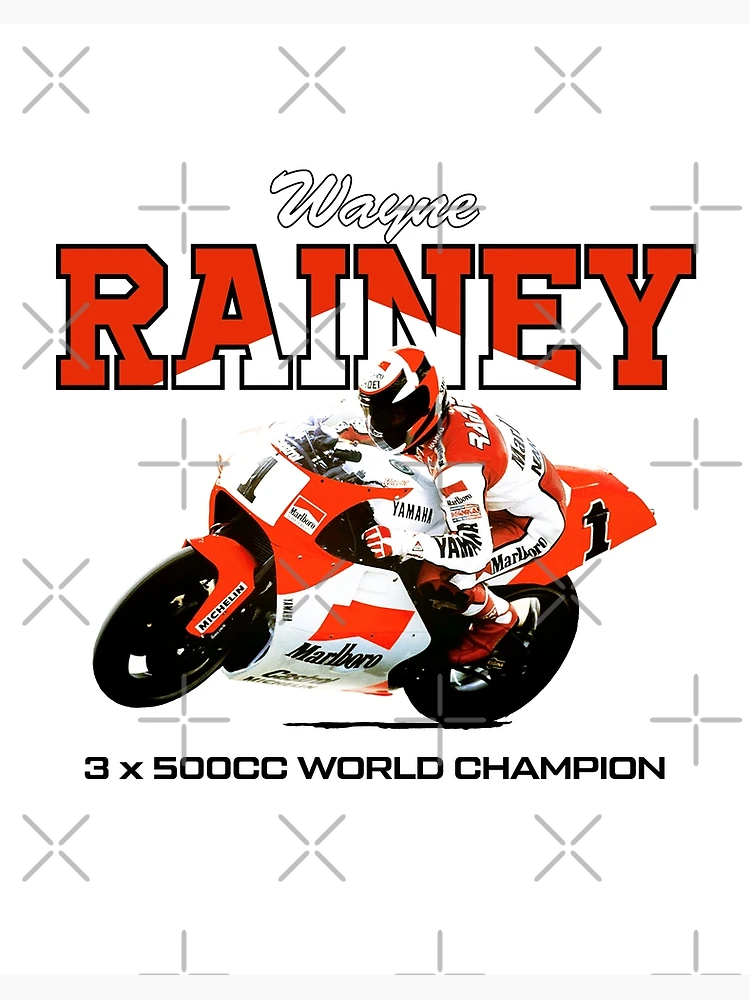 Vinilo decorativo Moto Yamaha Wayne Rainey