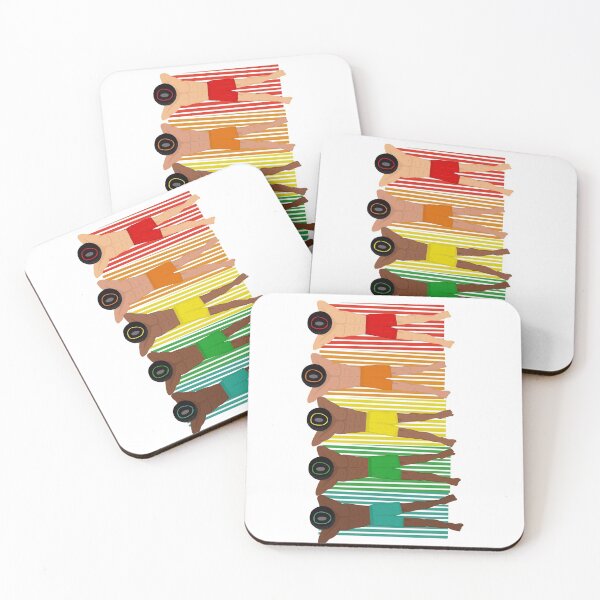 Item preview, Hunky Men on Rainbow Towels designed and sold by jenbucheli.