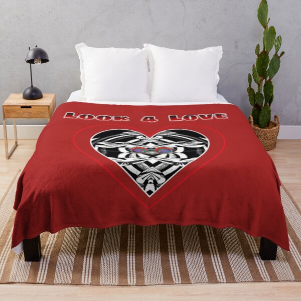 Item preview, Look 4 Love - heart with glasses - photo edit red-black-white designed and sold by kikidu21.