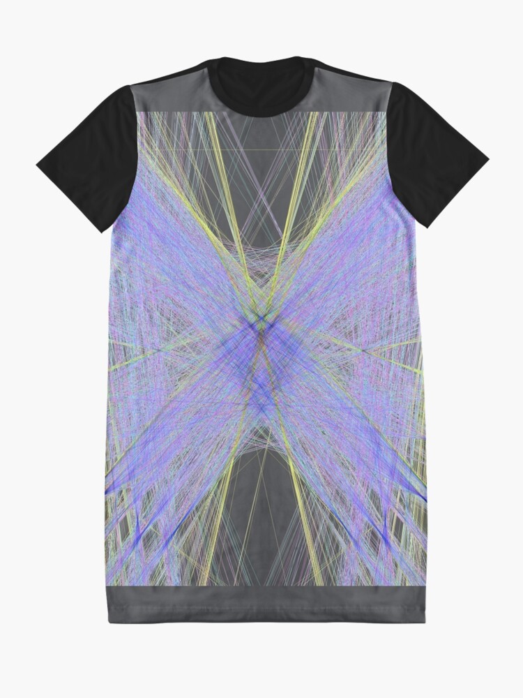 Alternate view of Violet Butterfly Graphic T-Shirt Dress