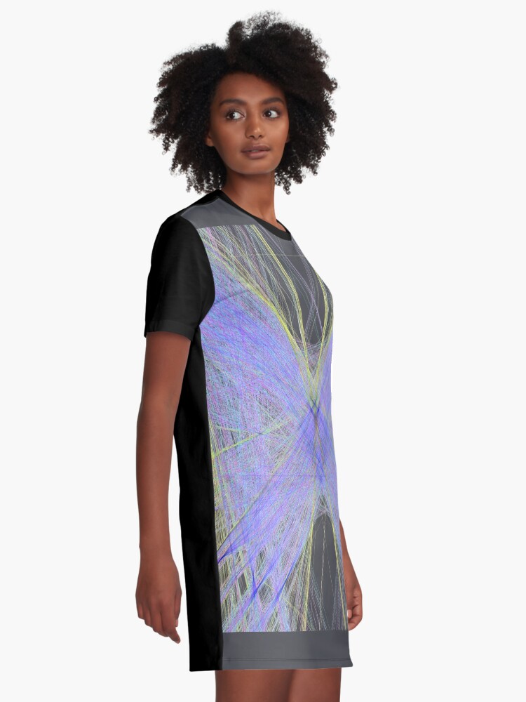 Alternate view of Violet Butterfly Graphic T-Shirt Dress
