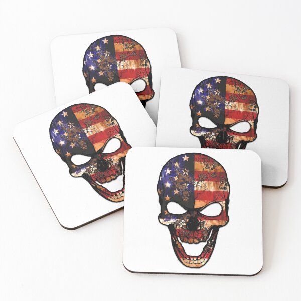 Item preview, skull flag american designed and sold by au2515.