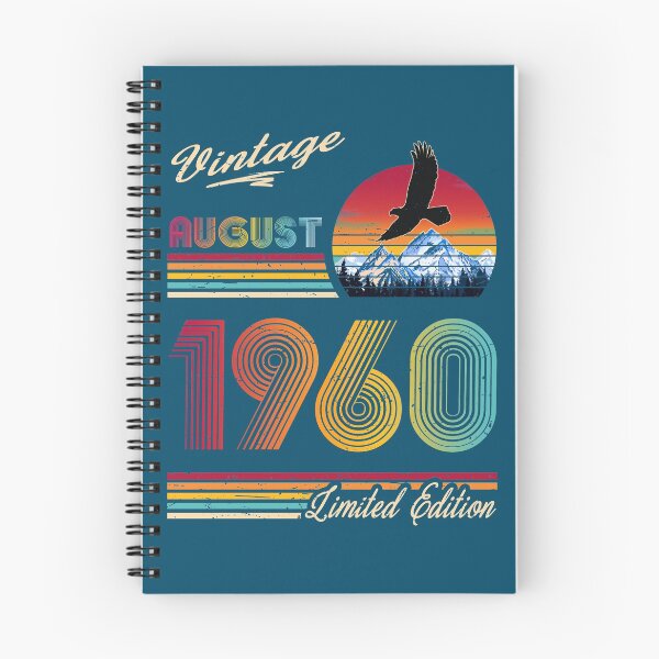 Item preview, August 1960 Birthday designed and sold by GreenSplash.
