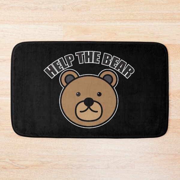 Item preview, Funny Help The Bear Face Meme designed and sold by RoguePixel.