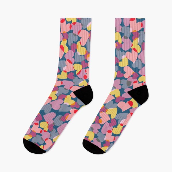 Item preview, Seamless pattern with hearts all of place designed and sold by rlatnwls.