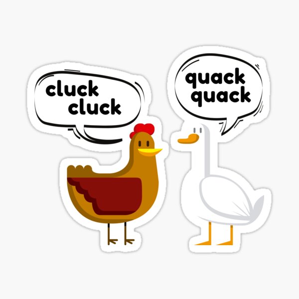 Dingbats - Fowl language Sticker