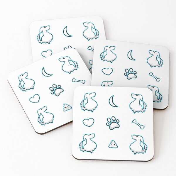 Item preview, BOOF! Ghost Dog Sticker Pack 1 - Pattern designed and sold by Da-Family-Biz.
