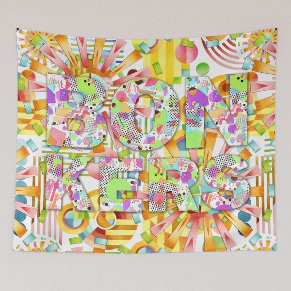 Artikelvorschau, BONKERS! Geometrisch entworfen und verkauft von PatriciaSheaDesigns.