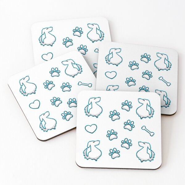 Item preview, BOOF! Ghost Dog Sticker Pack 2 - Pattern designed and sold by Da-Family-Biz.