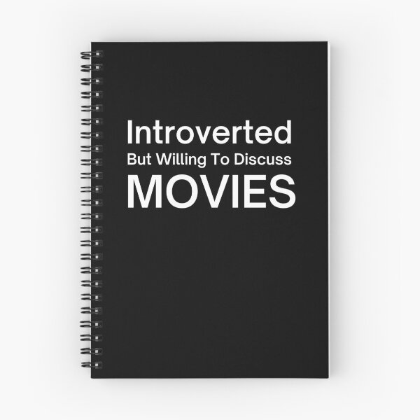 Item preview, Introverted But Willing To Discuss Movies Cinema Theatres designed and sold by TeesForNerds.