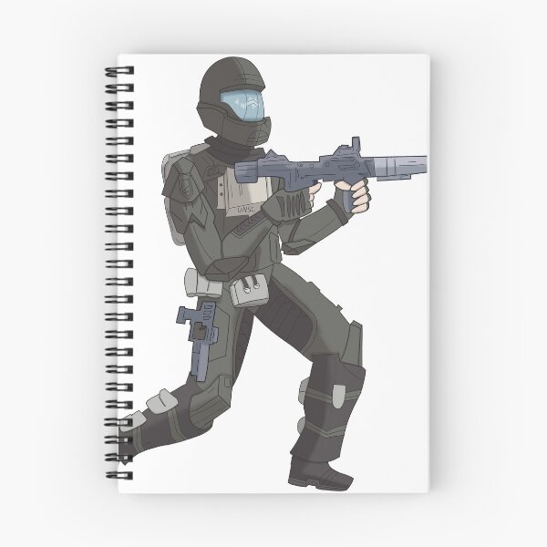 Artikelvorschau, Aufkleberdesign: Halo 3 ODST Rookie entworfen und verkauft von inkghidorah.