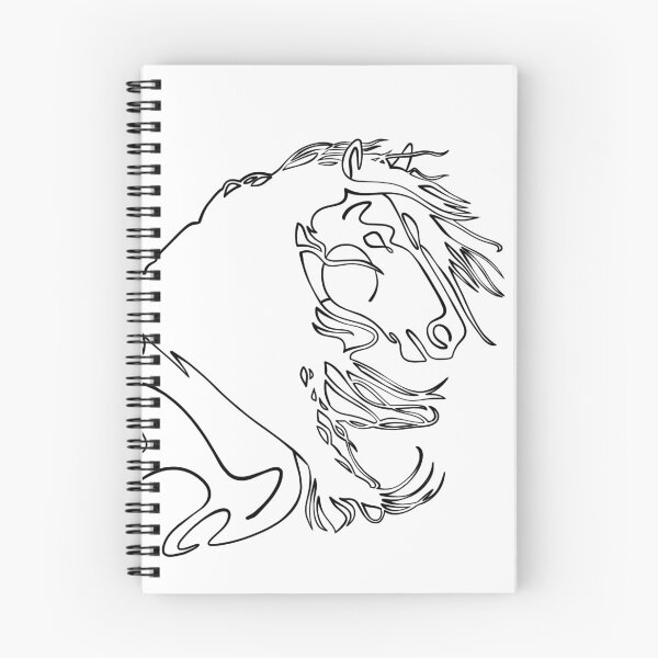 Artikelvorschau, Zen Lines Majestic Mane (schwarze Linie) entworfen und verkauft von HijinksStudio.