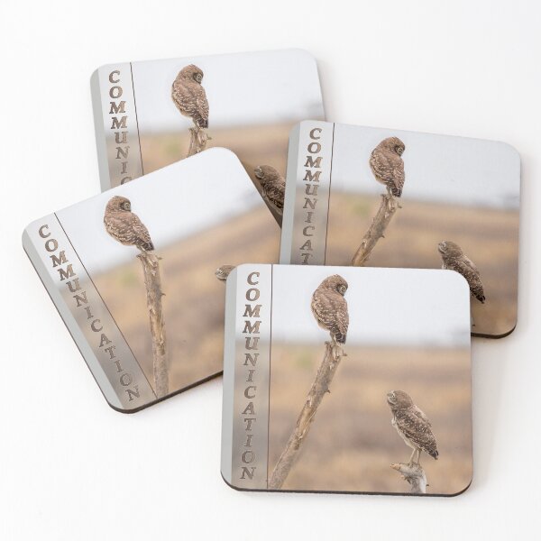 Item preview, Two Burrowing Owls Communicating designed and sold by CarolM.