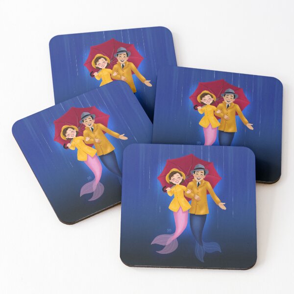 Item preview, Singing in the Rain Mermaids designed and sold by 513KellySt.