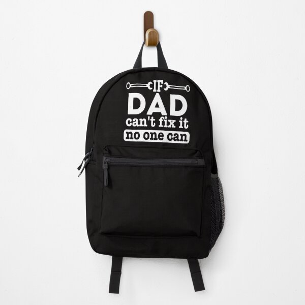 Item preview, If Dad Cant Fix it No One Can Quote Wording Text White with Spanners designed and sold by WearWolfDesigns.